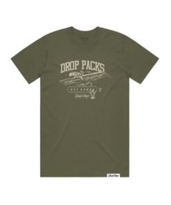 Jungle Boys Clothing Drop Packs Not Bombs Tee (Military/Sand)