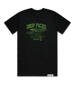 Jungle Boys Clothing Drop Packs Not Bombs Tee (Black/Green)