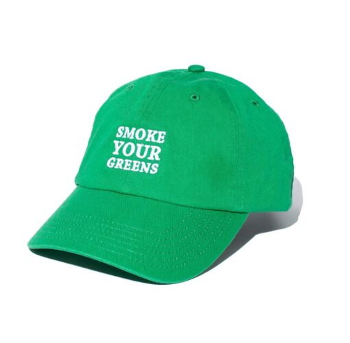 Jungle Boys Clothing Smoke Your Greens Dad Cap (Green)